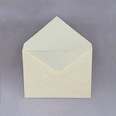 彩色美術紙 紙張 喜帖 邀請函 郵寄用 三角形封口 萊妮紙 明信片信封 165 x 115 mm, 淺米色, 100個