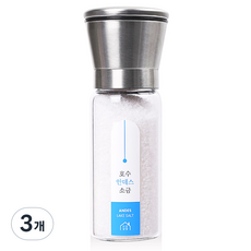 安地斯湖鹽研磨罐, 230g, 3個