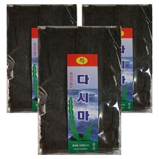 백송식품 완도 다시마, 500g, 3개