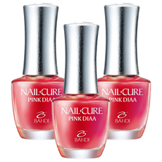 BANDI NAILS Nail Cure 粉紅鑽石指甲營養劑, 7ml, 3個