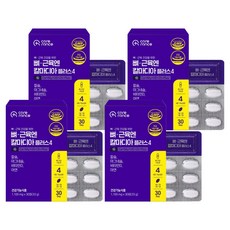 鈣鎂鋅&維生素D錠, 30顆, 4個