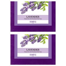 프로방스 내추럴 허브비누 라벤더 허브향, 100g, 2개