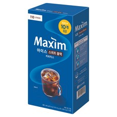 Maxim 麥心 冰甜黑咖啡隨身包, 5.9g, 110入, 1個