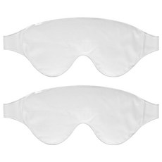 AMC眼部冷熱敷眼罩象牙色, 1入, 2個