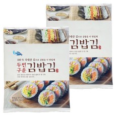 예맛 두 번 구운 김밥김, 33g, 2개