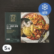 빕스 쉬림프 로제 파스타 (냉동), 290g, 5개