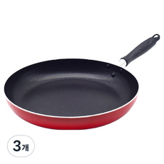 TOSCO 4層塗層基本款平底鍋, 32cm, 3個