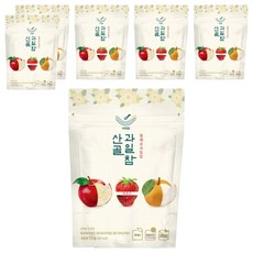 에코맘의산골이유식 산골 과일참 통째로 과일칩, 10g, 6개