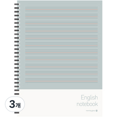 morning glory 4500硬殼英文SP筆記本 16開 左翻, 隨機出貨, 3個