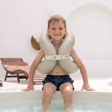 SNEFF 兒童頸圈背心, 米色