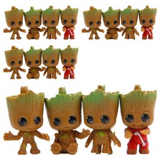 樹木角色4件組迷你公仔, 4套