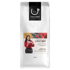 TeaTime Coffee Good Choice 綜合咖啡豆, 1kg, 全豆(未研磨), 1個