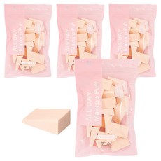 Toolif All Day 切塊粉撲 20入, 膚色, 4個