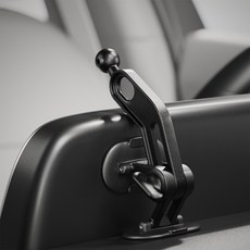 SINJIMORU 強力固定車用全景手機支架, 黑色, 1個