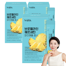 Natia 鳳梨蛋白酶槲皮素鳳梨酵素, 30冊, 3個