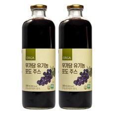 ORGA WHOLE FOODS 葡萄汁, 2個, 1L
