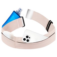 防水跑步腰包 馬拉松腰帶, 1個, 粉紅色