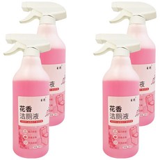 小麥購物 廁所清潔劑 C218 4罐, 500ml, 1組