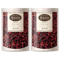한방선생 문경 오미자 건오미자, 2개, 100g