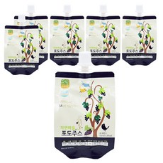 Nature Village 自然村 葡萄果汁, 100%韓國產, 無添加, 100ml, 6包