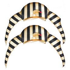 派對用品 法老帽 大, 金黑色, 2個