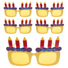 파티공구 케익 파티안경, 옐로우, 5개