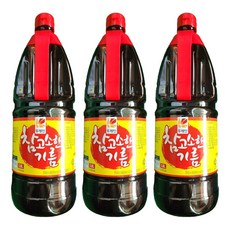 뚜레반 참고소한 기름, 3개, 1.8L