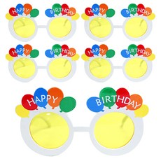 LivingDA 氣球生日派對眼鏡, 混色, 5個