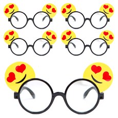 LivingDA 派對工具 微笑眼鏡, 女, 5個
