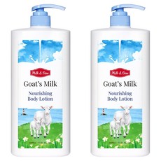 Milk&dew山羊乳滋養身體乳, 2個, 1L