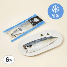 제주어부 제주 고등어살 필렛 (냉동), 190g(왕특대), 6개