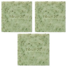 톤28 얼굴 씻을거리 S4 티트리 로즈분말 클렌징 비누, 100g, 3개입