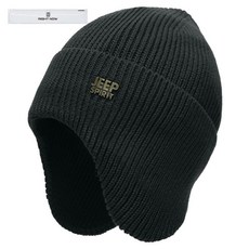 Jeep Spirit 時尚休閒 Logo 路易 護耳毛帽