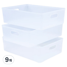 休斯河多用途儲物收納籃, 9個, 半透明