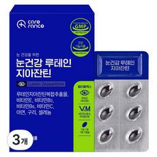케어란스 눈건강 루테인 지아잔틴 3g, 3개, 6정