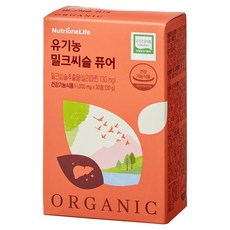 뉴트리원 유기농 밀크씨슬 퓨어 30g, 30정, 1개