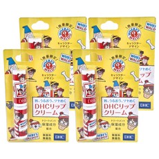 DHC 純欖護唇膏 威利在哪裡 探險版, 保濕成分, 無香料, 無著色, 1.5g, 4支