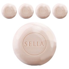 SELLA 미니 클렌징 비누, 30g, 5개