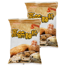 CHI-SHENG 耆盛食品 高筋麵粉 1kg, 2入