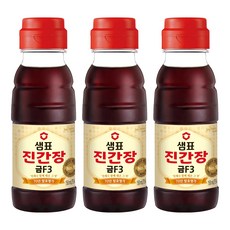 샘표 진간장 금F3, 150ml, 3개