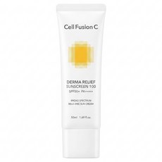 Cell Fusion C 秀膚生 台灣公司貨 舒敏保濕物理防曬霜 SPF50+ PA++++, 1個, 50ml