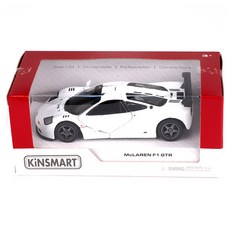 KiNSMART 1995 麥拉倫 F1 GTR RC 迷你車 KT5411, 白色, 1個