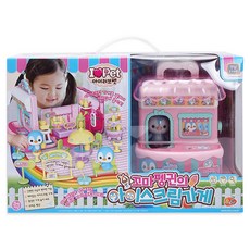 韓國 B&C I Love Pet 小企鵝冰淇淋店扮家家酒套組, 1套, 混合色