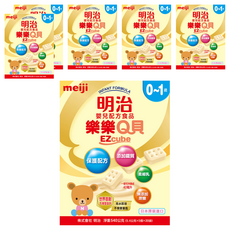 meiji 明治 樂樂Q貝 嬰兒配方食品 0~1歲, 20袋, 6盒
