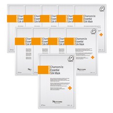 SKINDOM 洋甘菊精華蠶絲面膜, 1片, 10片