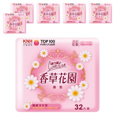 康乃馨 香草花園護墊 洋甘菊, 15cm, 32片, 6包