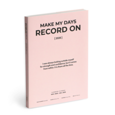 ICONIC 2026 Record On 手帳 自填式週計畫 B6 計畫本 行事曆, 1個, 04 童話粉