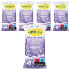 ORPHEA 歐菲雅 香氛烘衣柔軟片 薰衣草香, 5個, 20張