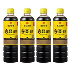 송표 골드 몽고간장, 900ml, 4개