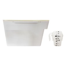 山崎 6L大米約5公斤, 米桶(30 x 19.7 x 19.2cm) + 量杯(7.8 x 7.3 x 7.4cm), 1個